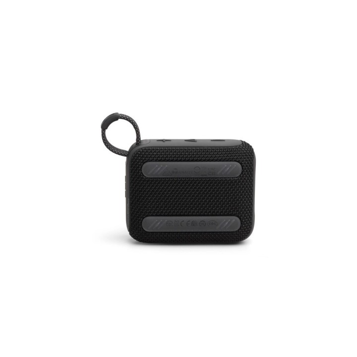 JBL Go 4 Αδιάβροχο Ηχείο Bluetooth 4.2W με Διάρκεια Μπαταρίας έως 7 ώρες Μαύρο