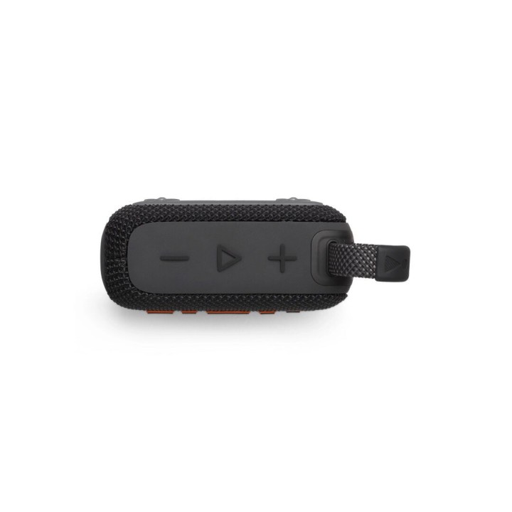 JBL Go 4 Αδιάβροχο Ηχείο Bluetooth 4.2W με Διάρκεια Μπαταρίας έως 7 ώρες Μαύρο