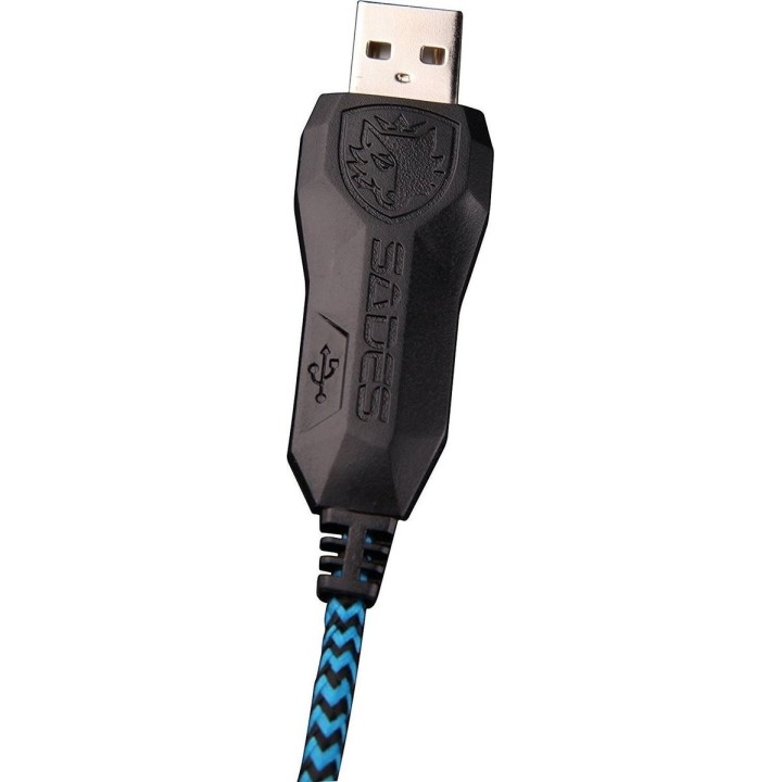 SADES Gaming Headset Snuk, USB, 7.1CH με 40mm ακουστικά