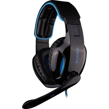 SADES Gaming Headset Snuk, USB, 7.1CH με 40mm ακουστικά
