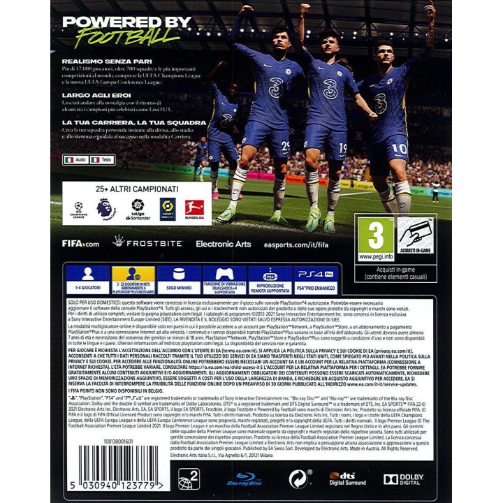 FIFA 22 PS4 GAMES Used-Μεταχειρισμένο(CUSA-27107)