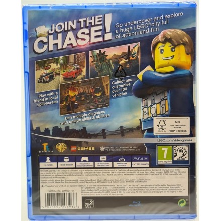 LEGO City Undercover PS4 GAMES Used-Μεταχειρισμένο