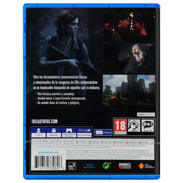 The Last Of Us Part II PS4 GAMES ( με ελληνικούς υποτίτλους) Used-Μεταχειρισμένο