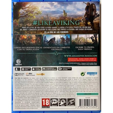 ASSASSIN'S CREED VALHALLA PS5 GAMES Used-Μεταχειρισμένο