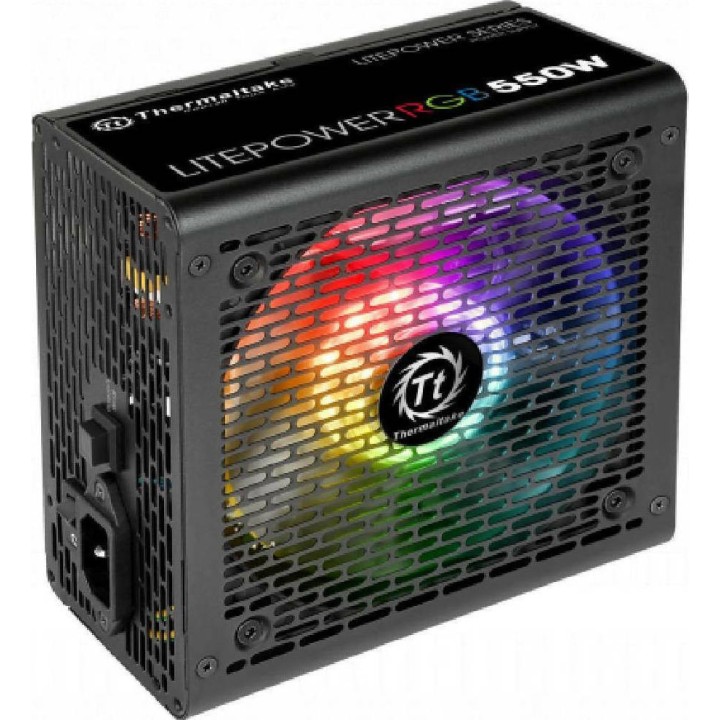 THERMALTAKE τροφοδοτικό PC Litepower RGB, 550W, Non Modular, Active PFC