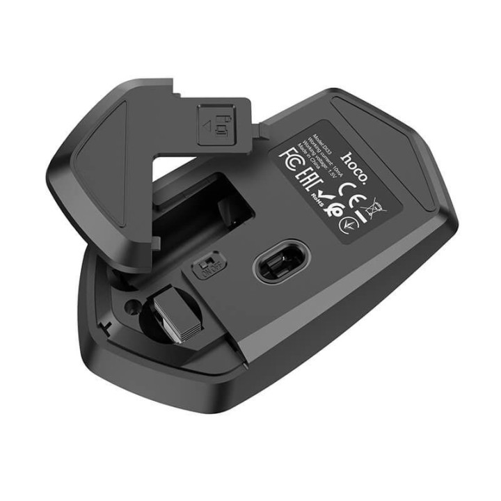 HOCO DI33 Cool 2.4G Wireless Mouse 1600DPM Mouse - Black