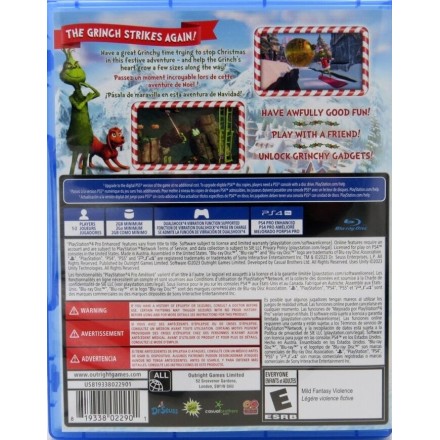 The Grinch: Christmas Adventures PS4 Game