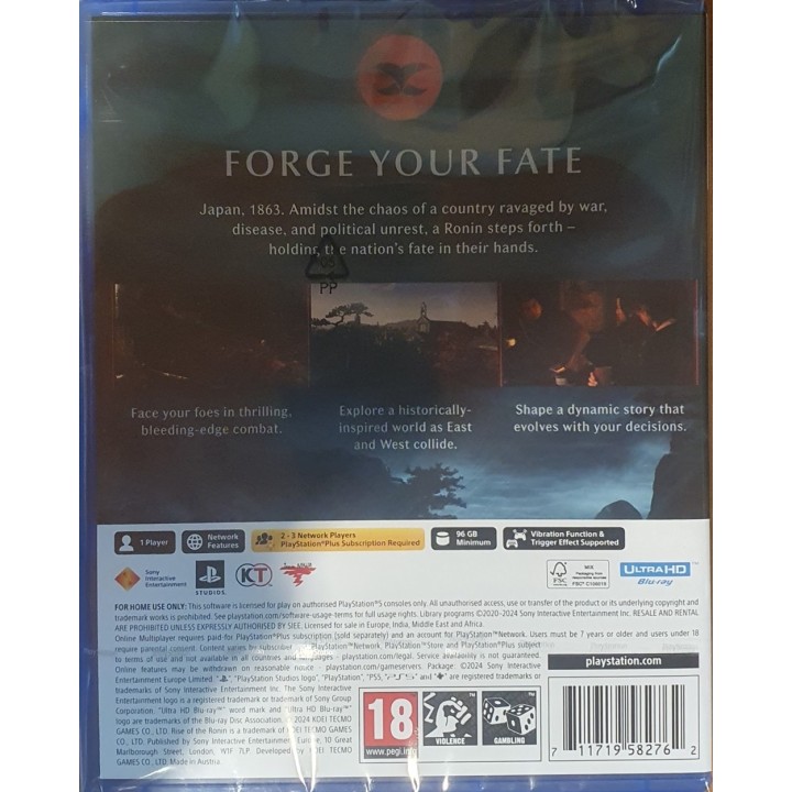 Rise of the Ronin PS5 Game