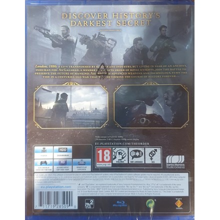THE ORDER 1886 PS4 GAMES