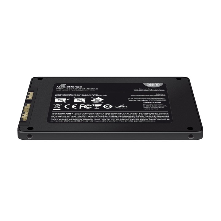 MediaRange Εσωτερικός Σκληρός Δίσκος SSD 240GB (MR1002)