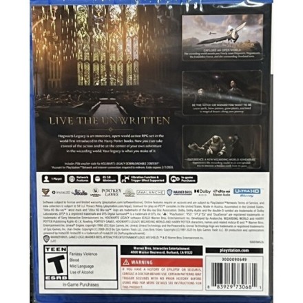 Hogwarts Legacy PS5 Game
