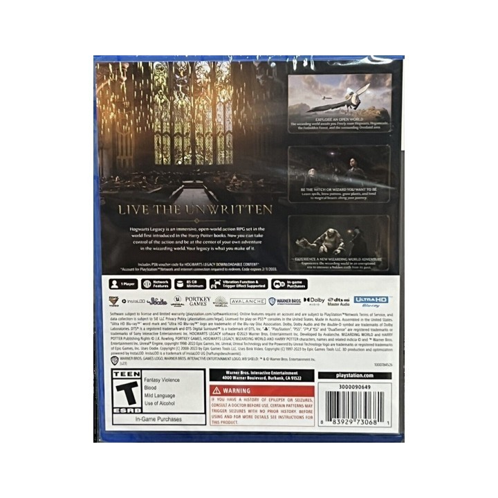 Hogwarts Legacy PS5 Game