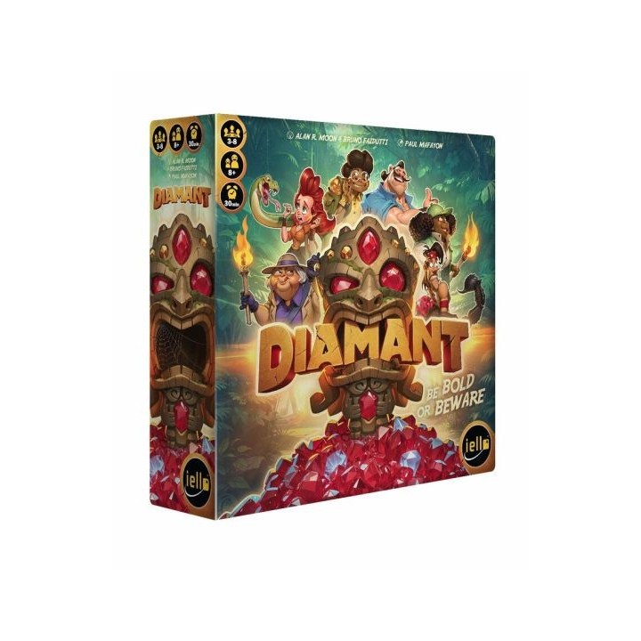 Επιτραπέζιο Παιχνίδι kaissa Diamant - Κυνηγοί Διαμαντιών για 3-8 Παίκτες 8+ Ετών(KA115104)