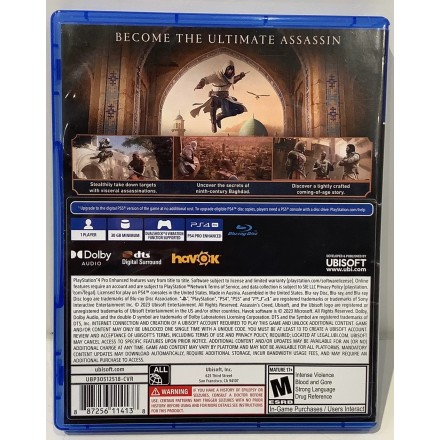 Assassin's Creed Mirage PS4 Game