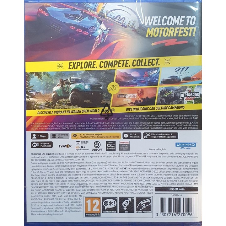 The Crew Motorfest PS5 Game