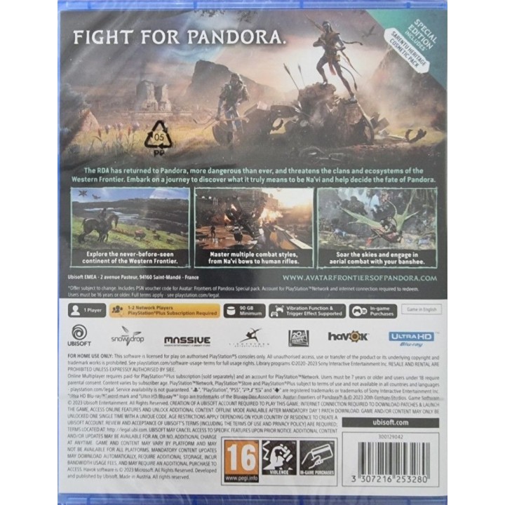 Avatar: Frontiers of Pandora Special Edition PS5 Game