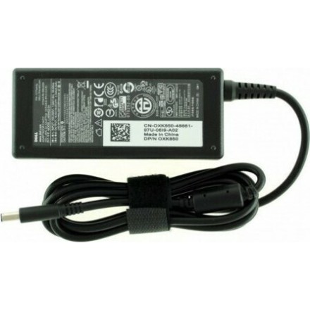 Dell Φορτιστής Laptop 65W 19.5V 3.34A με Αποσπώμενο Καλώδιο Τροφοδοσίας