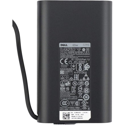Dell Φορτιστής Γνήσιος Laptop 65W 19.5V 3.34A με Αποσπώμενο Καλώδιο