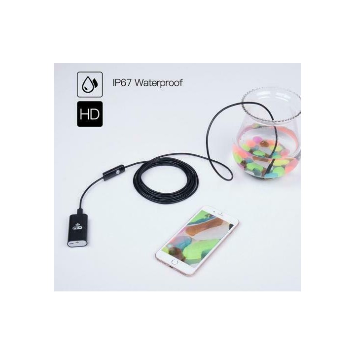 Ενδοσκοπική κάμερα PT-894 με ρυθμιζόμενα LED, Wi-Fi, HD, IP67