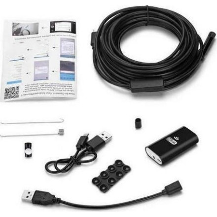 Ενδοσκοπική κάμερα PT-894 με ρυθμιζόμενα LED, Wi-Fi, HD, IP67