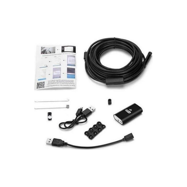 Ενδοσκοπική κάμερα PT-894 με ρυθμιζόμενα LED, Wi-Fi, HD, IP67