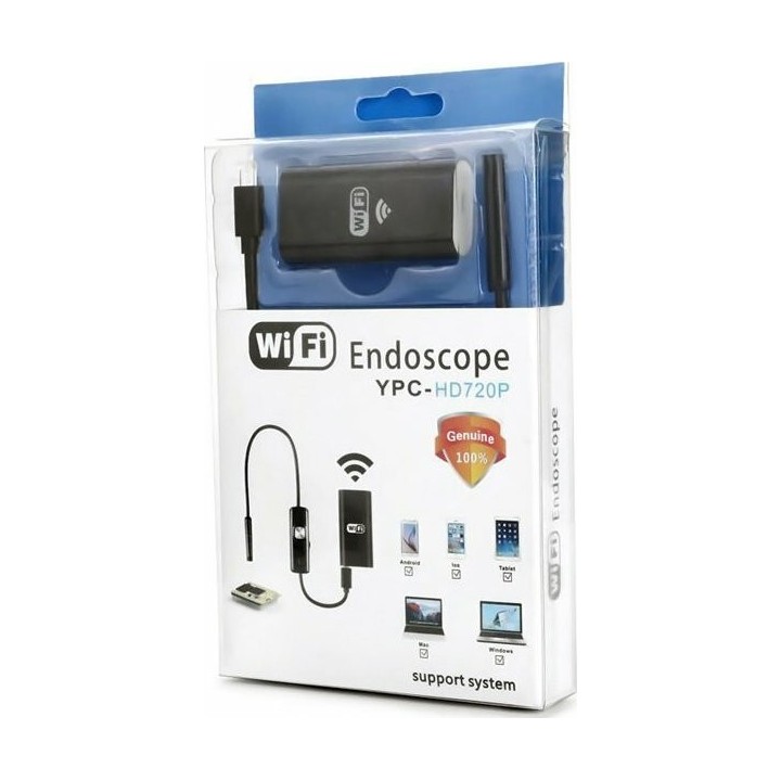 Ενδοσκοπική κάμερα PT-894 με ρυθμιζόμενα LED, Wi-Fi, HD, IP67