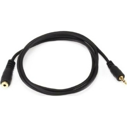 Καλώδιο προέκτασης Stereo 3.5MM Plug To Jack Mf Nickle 1.5m DETECH (18147)