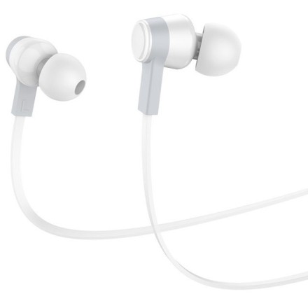 Hoco M86 In-ear Handsfree Ακουστικά με Βύσμα USB-C Λευκό