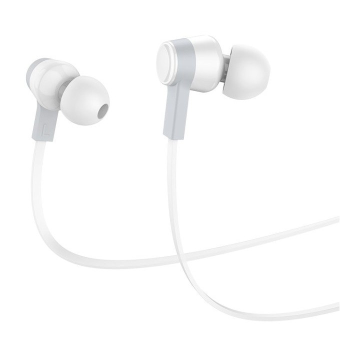 Hoco M86 In-ear Handsfree Ακουστικά με Βύσμα USB-C Λευκό
