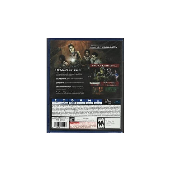 Dead by Daylight Special Edition PS4 Game