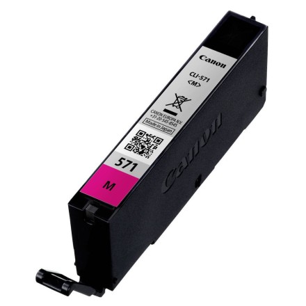 Canon CLI-571 Γνήσιο Μελάνι Εκτυπωτή InkJet Ματζέντα (0387C001)