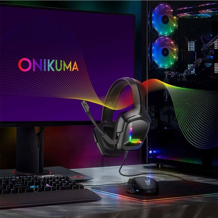 Onikuma K20 Over Ear Gaming Headset με σύνδεση  3.5mm