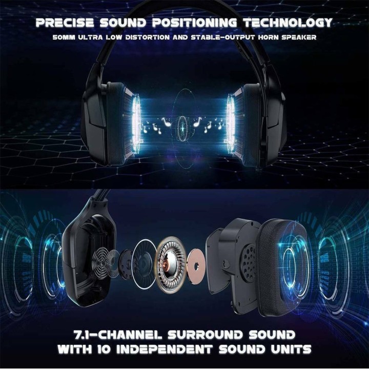Onikuma K20 Over Ear Gaming Headset με σύνδεση  3.5mm