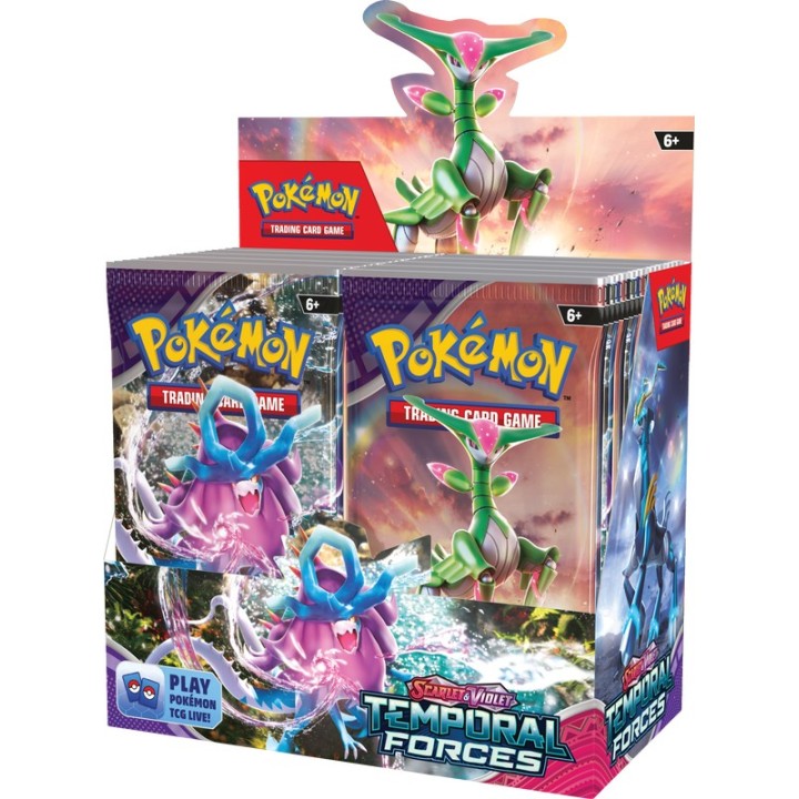 Pokemon Tcg - Scarlet & Violet Pokémon Φακελάκια Temporal Forces (Διάφορα Σχέδια) 1τμχ