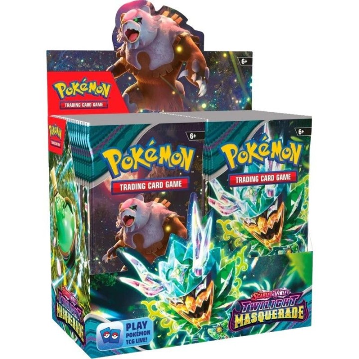 Pokemon Scarlet & Violet Twilight Masquerade Pokémon Φακελάκια Sleeved Booster Pack (Διάφορα Σχέδια) 1τμχ