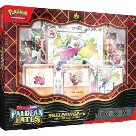 Pokémon Φακελάκια Scarlet & Violet Paldean Fates Premium Collection Box Pokémon 4.5 Skeledirge