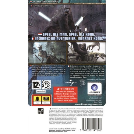Peter Jackson's King Kong PSP GAMES