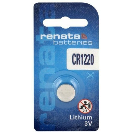 Renata Μπαταρία Λιθίου Ρολογιών CR1220 3V 1τμχ