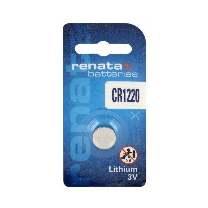 Renata Μπαταρία Λιθίου Ρολογιών CR1220 3V 1τμχ