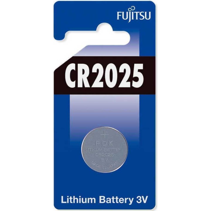 Fujitsu Μπαταρία Λιθίου Ρολογιών CR2025 3V 1τμχ