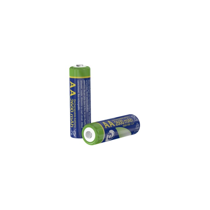 Επαναφορτιζόμενες μπαταρίες AA Ni-MH EnerGenie, 2600mAh, κυψέλη 2er - EG-BA-AA26-01