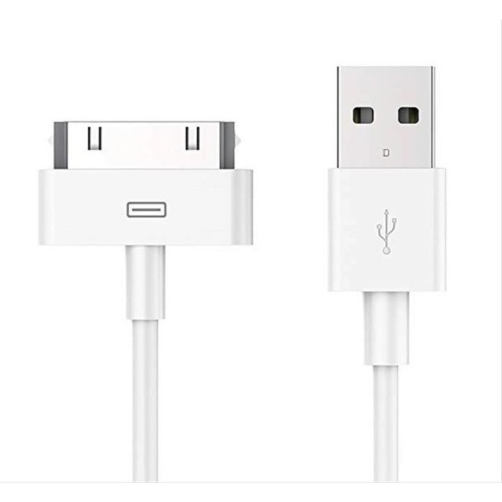 Powertech USB to 30-Pin Cable Λευκό 1,5m (CAB-U024)