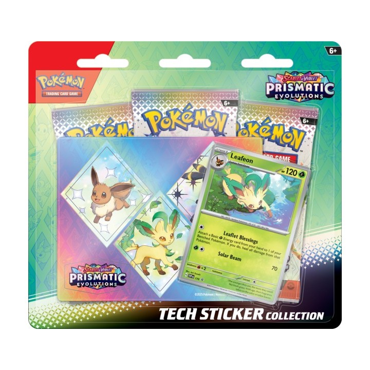 Pokemon SV8.5 Prismatic Evolutions Tech Sticker Collection