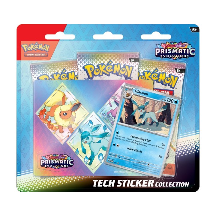 Pokemon SV8.5 Prismatic Evolutions Tech Sticker Collection