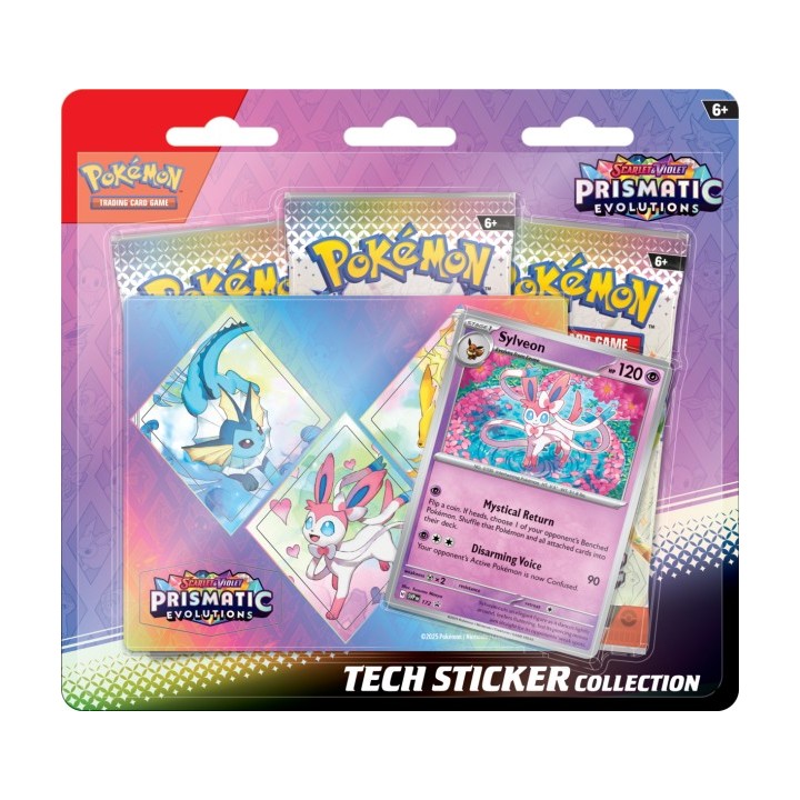 Pokemon SV8.5 Prismatic Evolutions Tech Sticker Collection