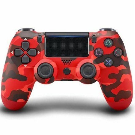 Double Motor Vibration 4 Ασύρματο Gamepad για PS4 Camo Red