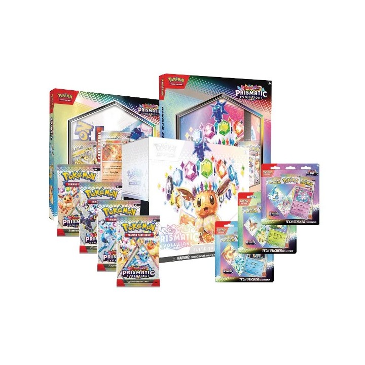 Pokemon TCG Scarlet & Violet Prismatic Evolutions MEGA BUNDLE
