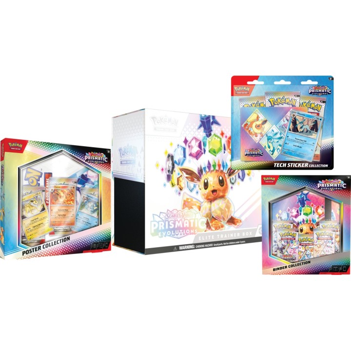Pokemon TCG Scarlet & Violet Prismatic Evolutions MEGA BUNDLE