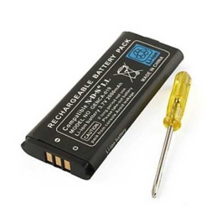Battery with screwdriver for NDSi XL 2000mAh