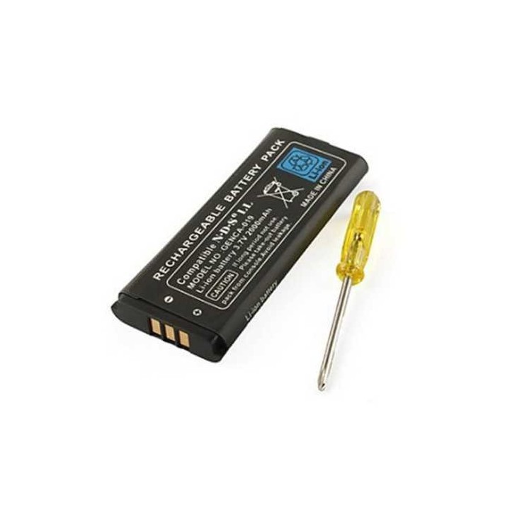Battery with screwdriver for NDSi XL 2000mAh